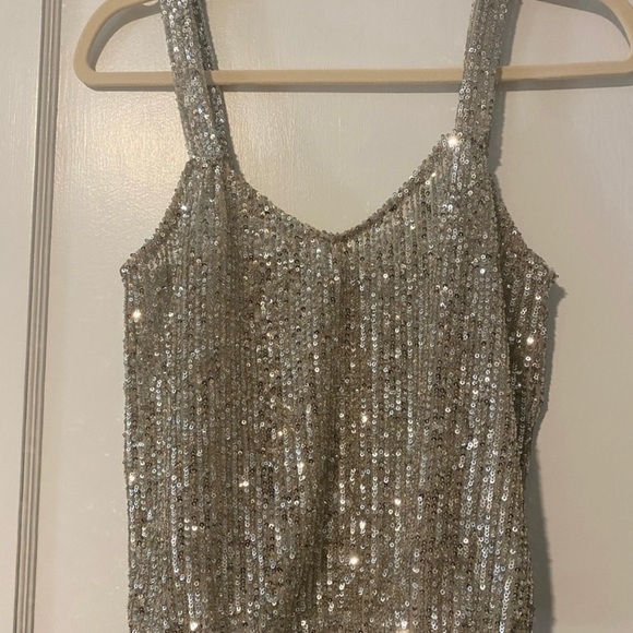 Zara sparkly sequin, linen lined inseam. Small, perfect condition. Glam,… - Picture 1 of 6
